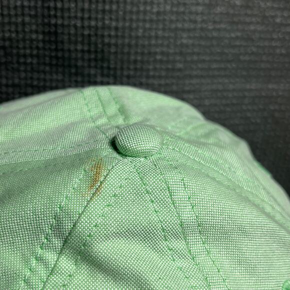 Southern Tide Mini Skipjack Leather Strap Baseball Cap Mens One Size Green - Picture 2 of 7